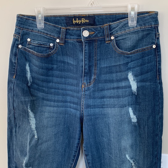 Indigo Rein distressed jeans - Picture 2 of 5